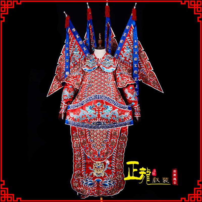 尖扎武生戏服戏曲武将靠